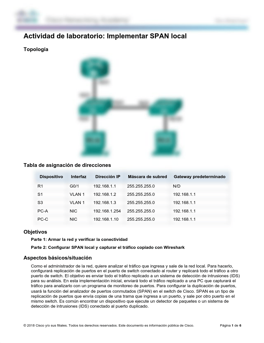 5.3.2.3 Lab - Implement Local SPAN.pdf_d602m5x3i3i_page1