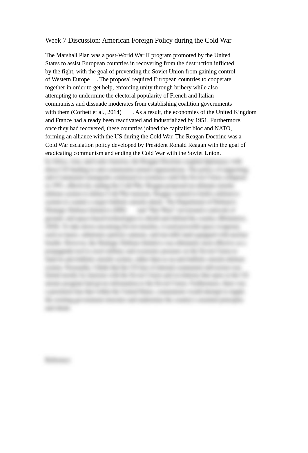 Week 7 Discussion-American Foreign Policy during the Cold War.docx_d605w5zcilm_page1