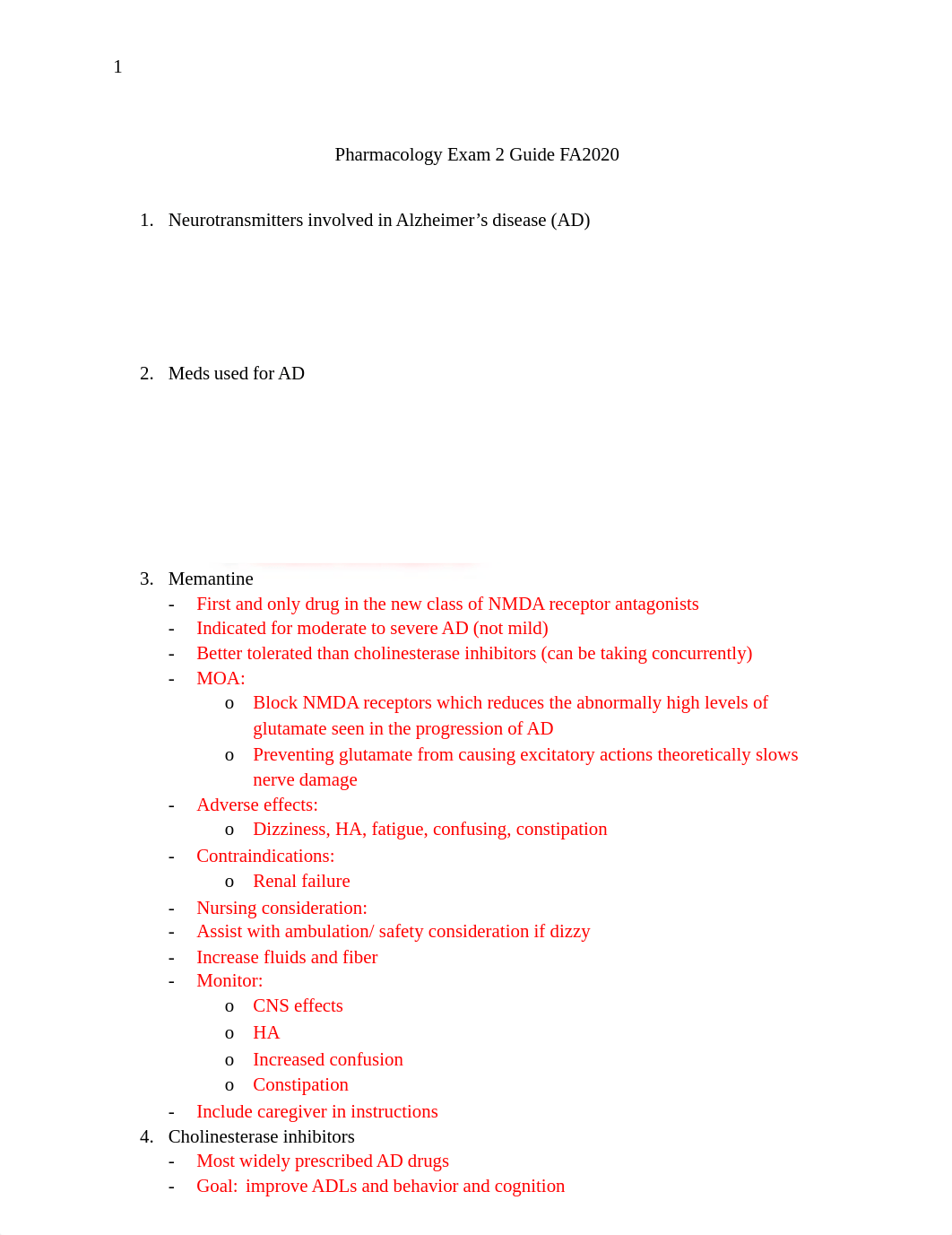 Pharmacology Exam 2 .docx_d60rxvzigj8_page1