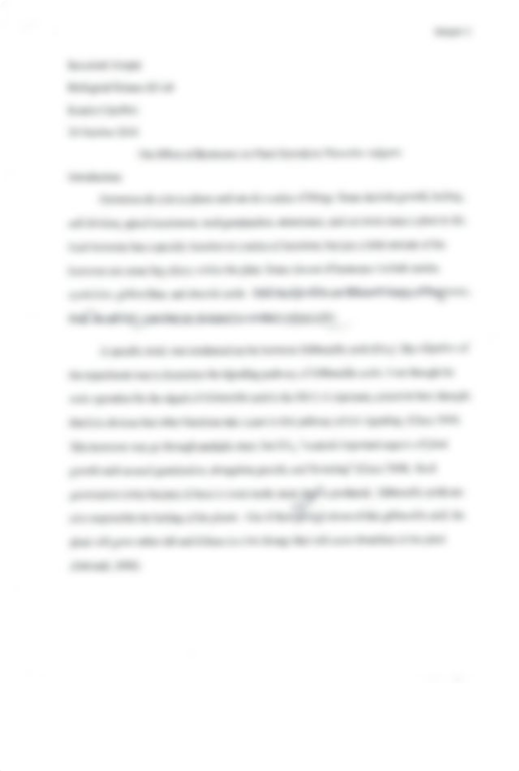 Lab on The Effect of Hormones on Plant Growth in Phaseolus Vulgaris_d612dkxdmfd_page1