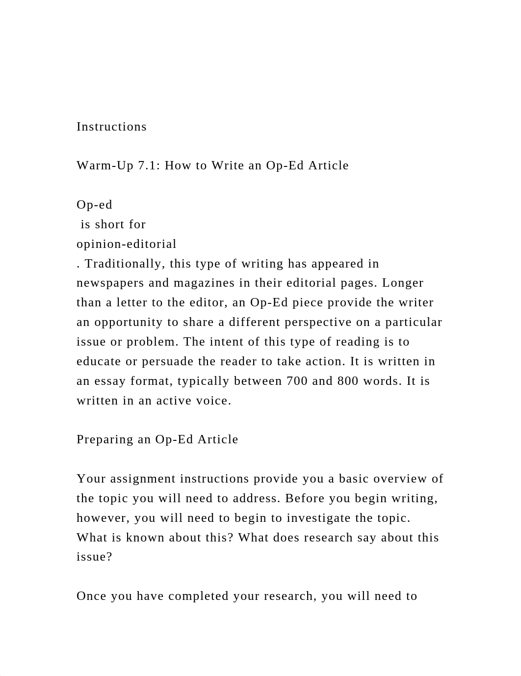 InstructionsWarm-Up 7.1 How to Write an Op-Ed ArticleOp.docx_d614nqdychk_page2