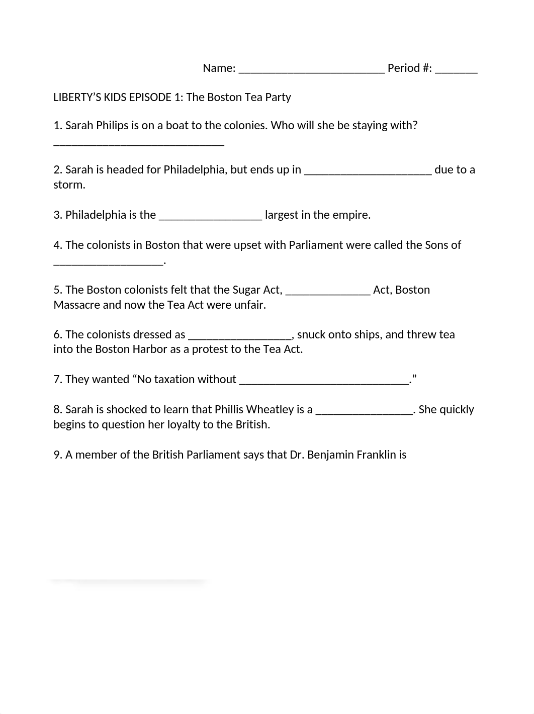 Liberty's Kids Episode 1 and 2 Worksheet_d61fd6s0d16_page1