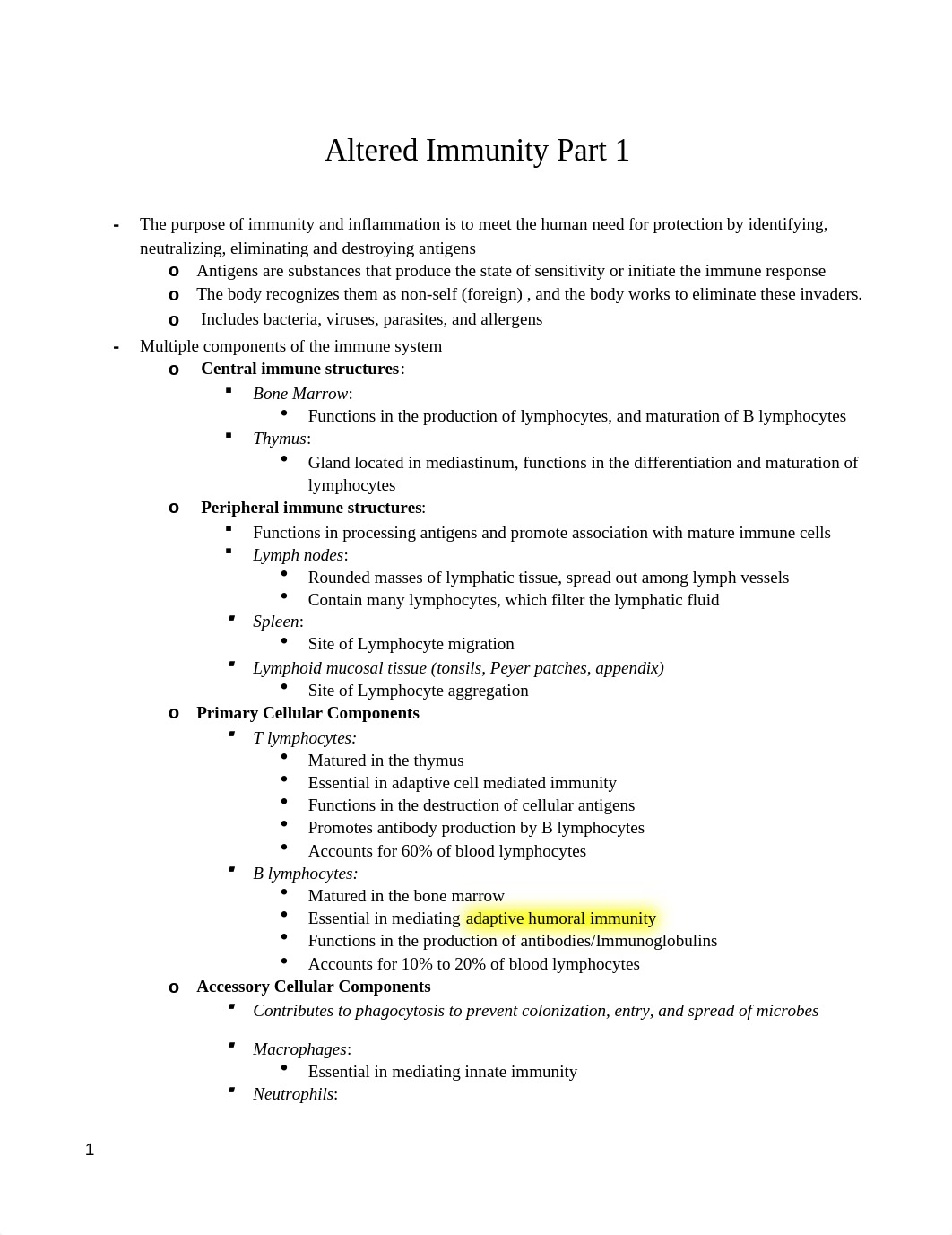 Altered Immunty Part 1 + drug therapy.docx_d61pn31vq07_page1