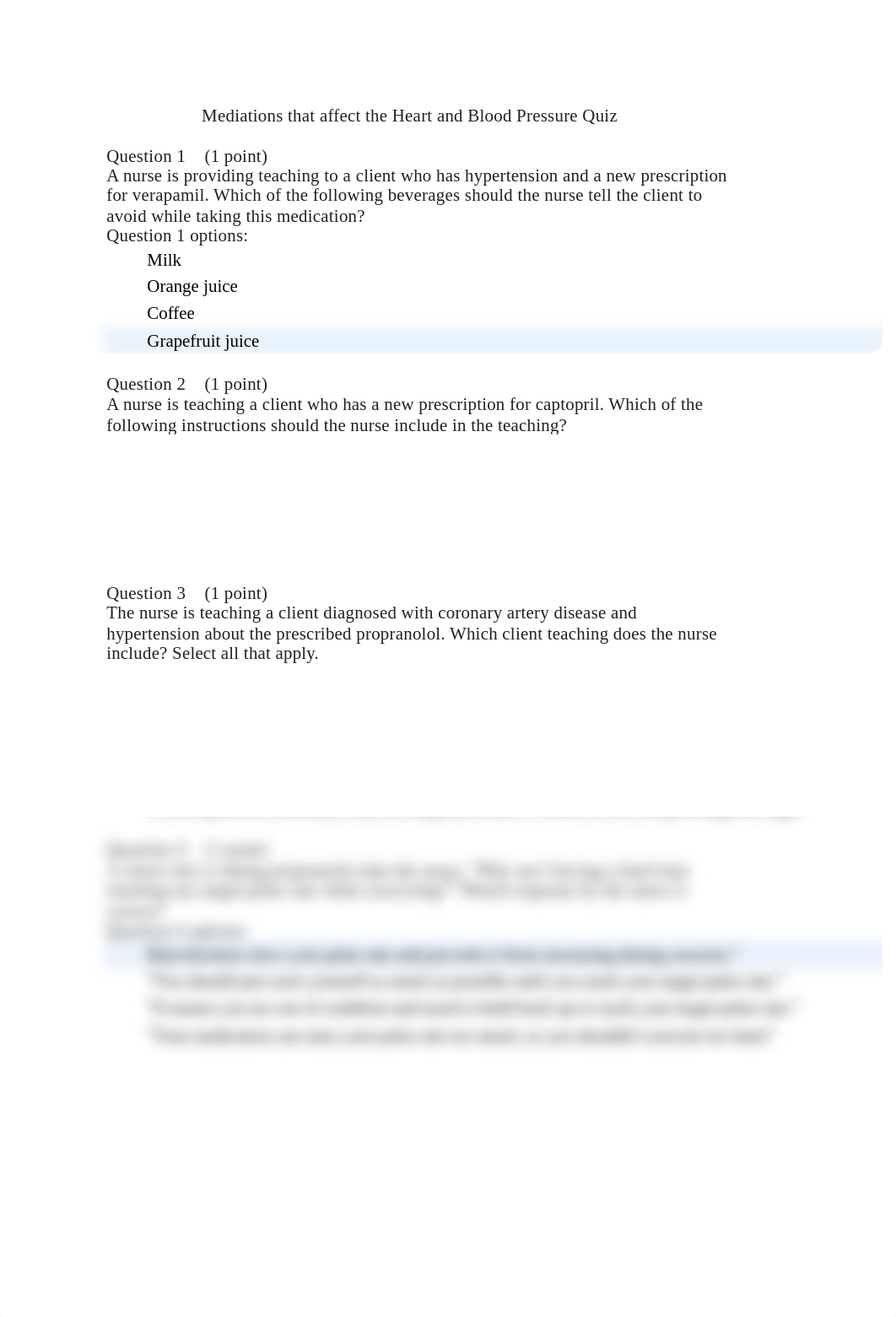 Mediations that affect the Heart and Blood Pressure Quiz.docx_d61vnba37lh_page1