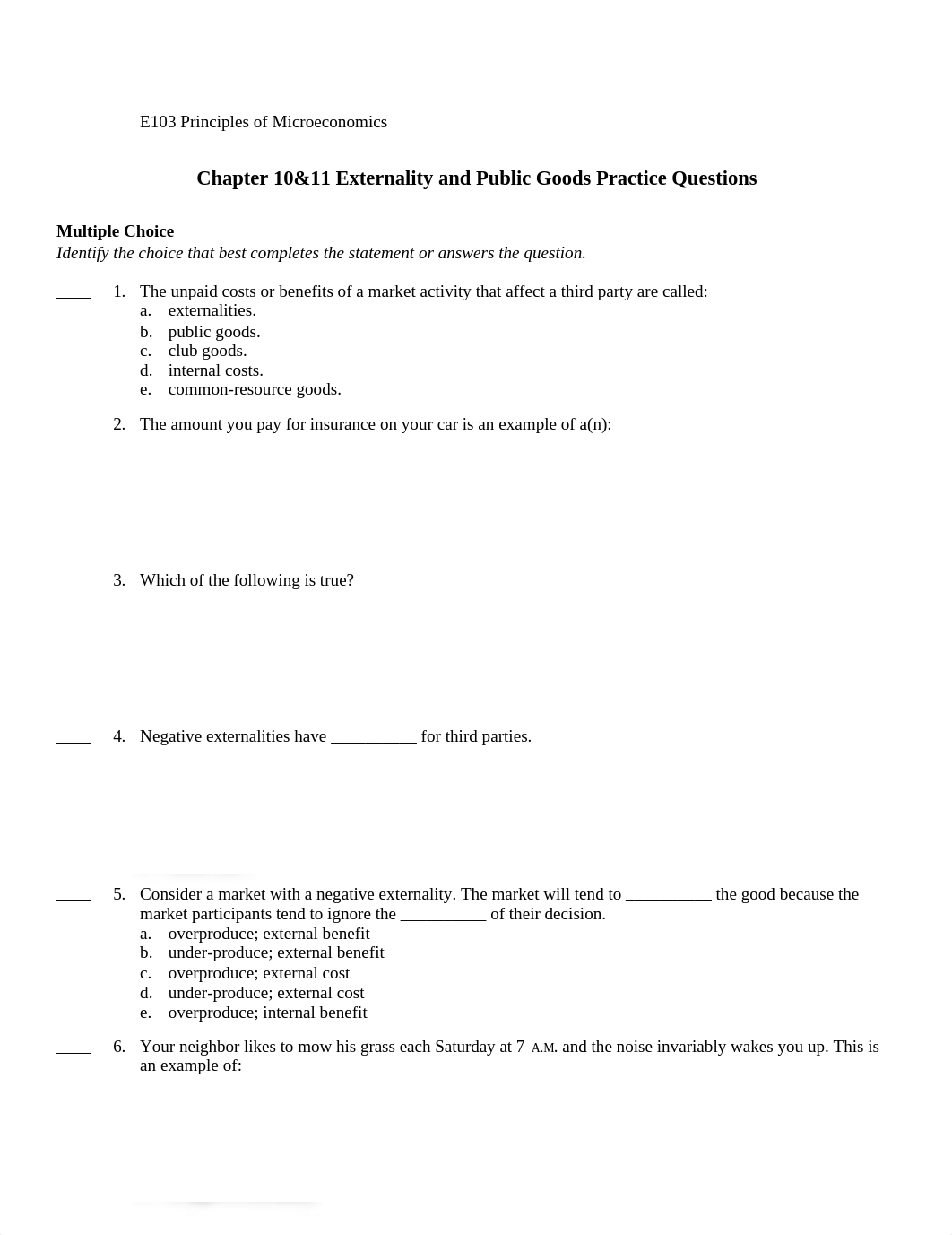 Chapter 10&11 Externality and Public Goods Practie Questions.docx_d623iz5px7y_page1