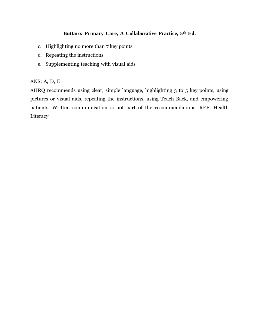 TEST BANK for Primary Care - A Collaborative Practice, 5th Edition_Terry Buttaro-4.pdf_d623ptyd2se_page1