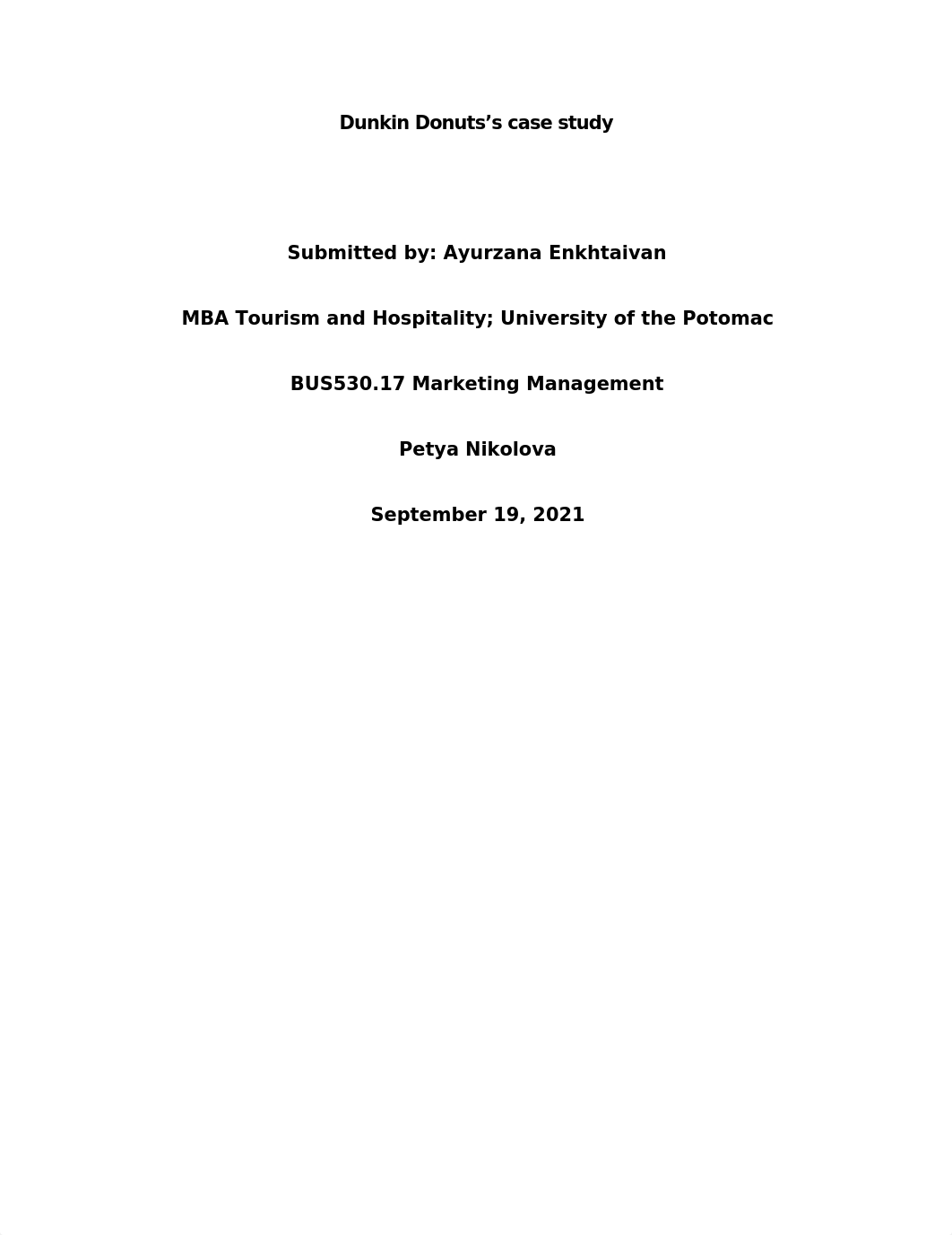 Dunkin Donuts case study .docx_d628og0624z_page1