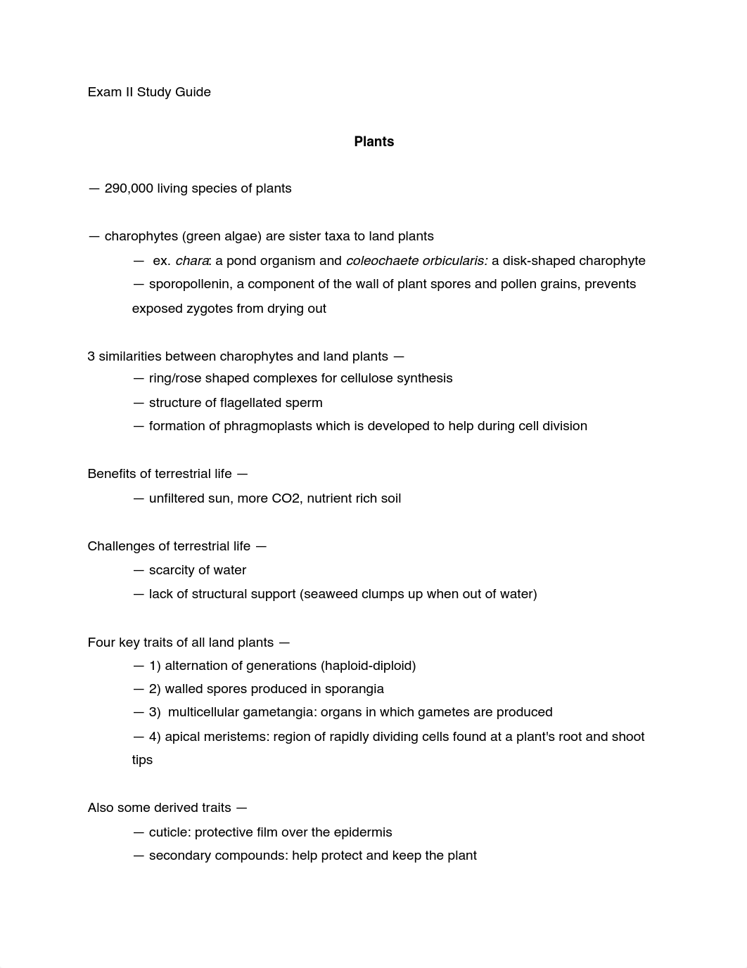 Bio-D+E Exam 2 Study Guide .pdf_d62gqzab6wx_page1