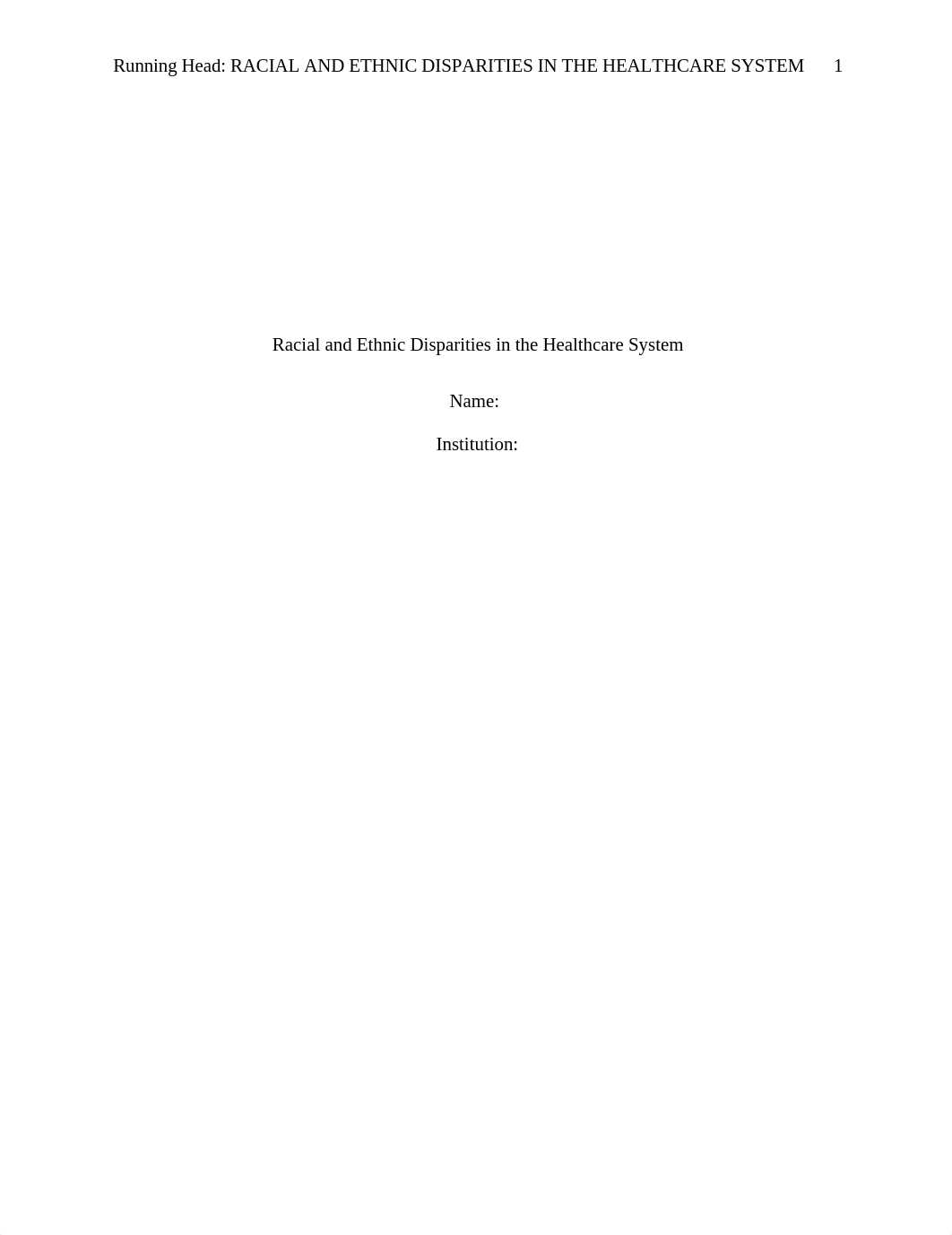 Racial and Ethnic Disparities in the Healthcare System.doc_d62jaq8s0n1_page1