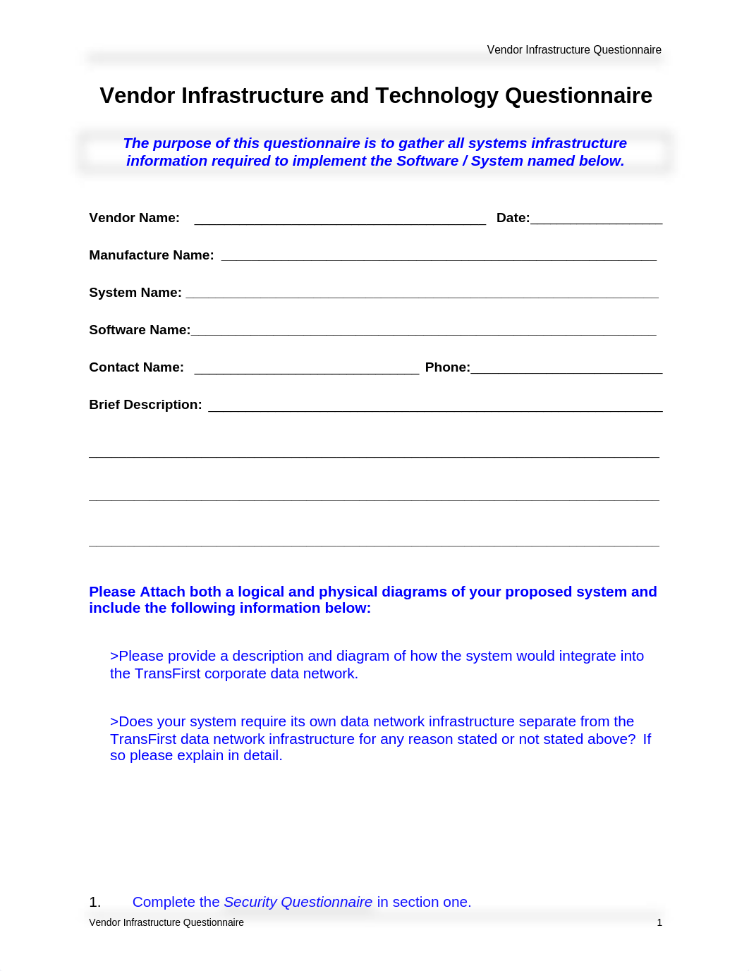 Vendor Infrastructure and Technology Questionnaire 080607.doc_d62omizbmse_page1