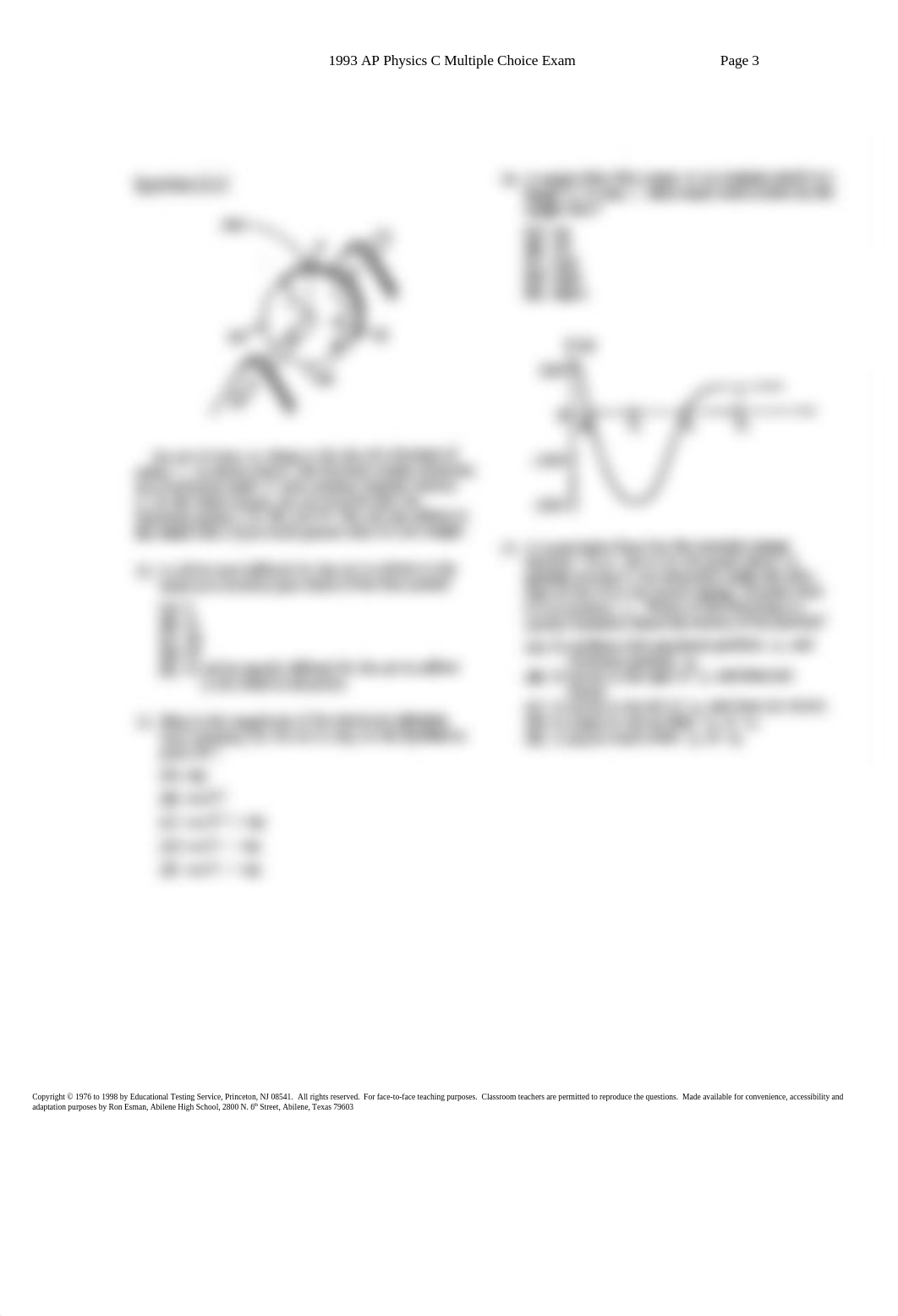 1993 Physics C - Mechanics Multiple-Choicee_d62twlh1whs_page3