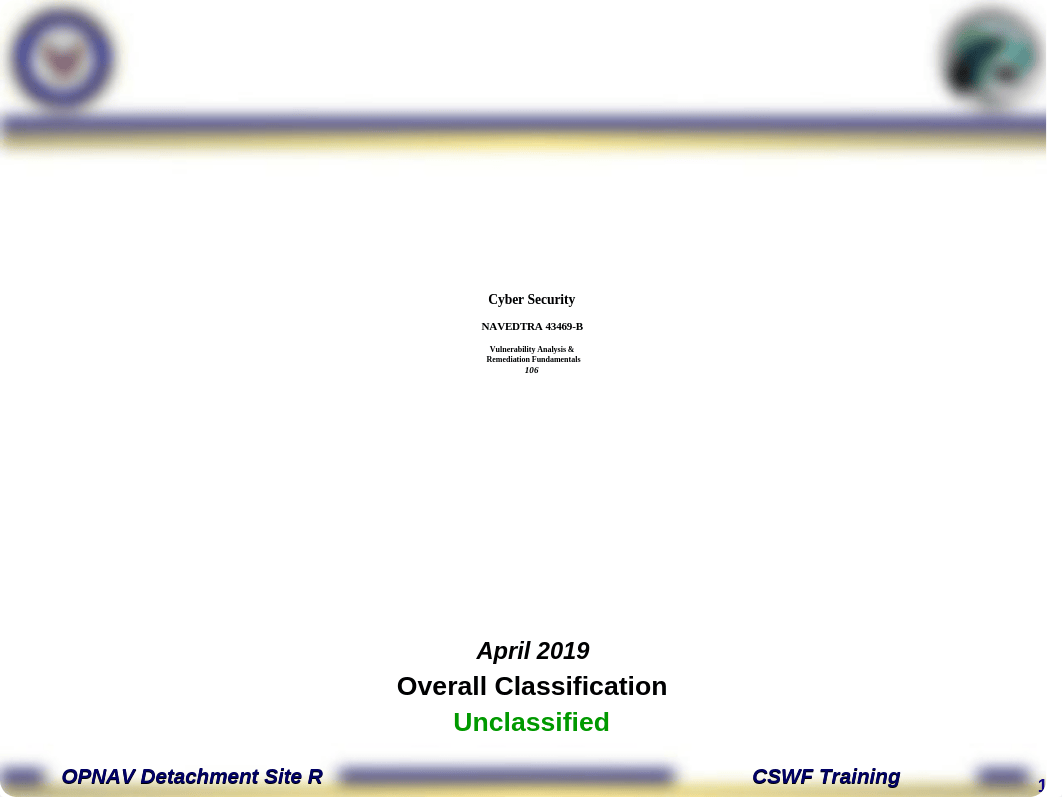 OPNAV CSWF PQS - 106 Vulnerability Analysis.ppt_d62xkk0bx4s_page1