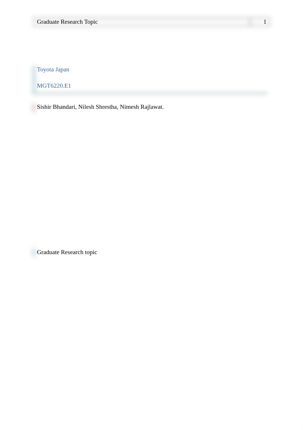 nimes-sishir-nilesh.MGT6220.E1-research-topic.docx_d62z3c8zdvw_page1