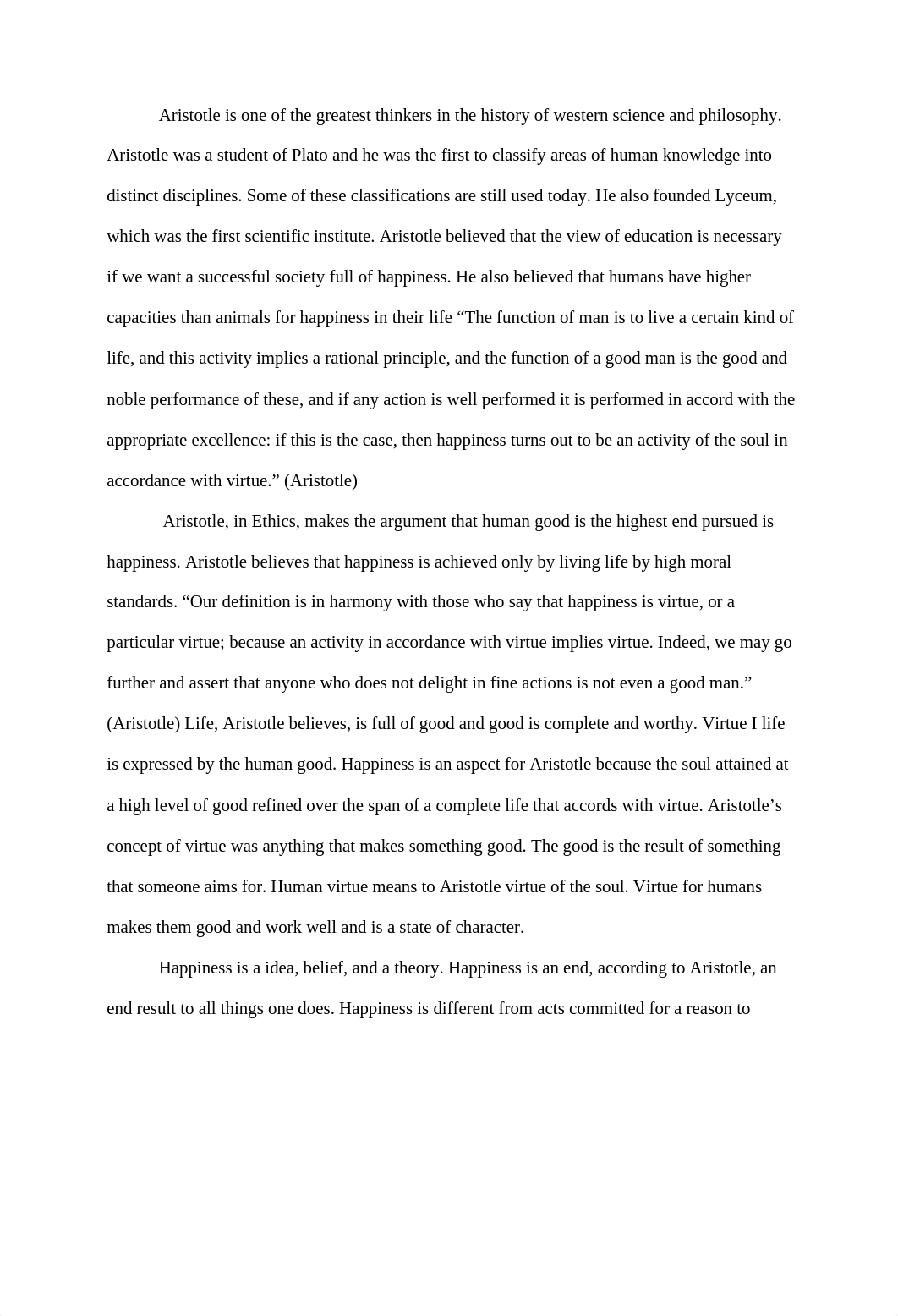 Aristotle is one of the greatest thinkers in the history of western science and philosophy_d63175kr04m_page1