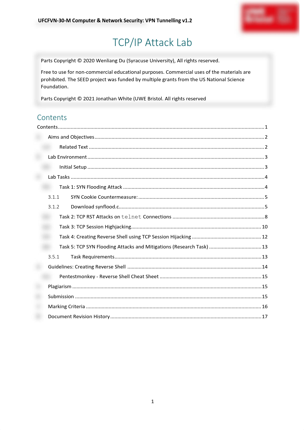 TCP-IP Attack Lab v1.2.pdf_d634thehnsh_page1