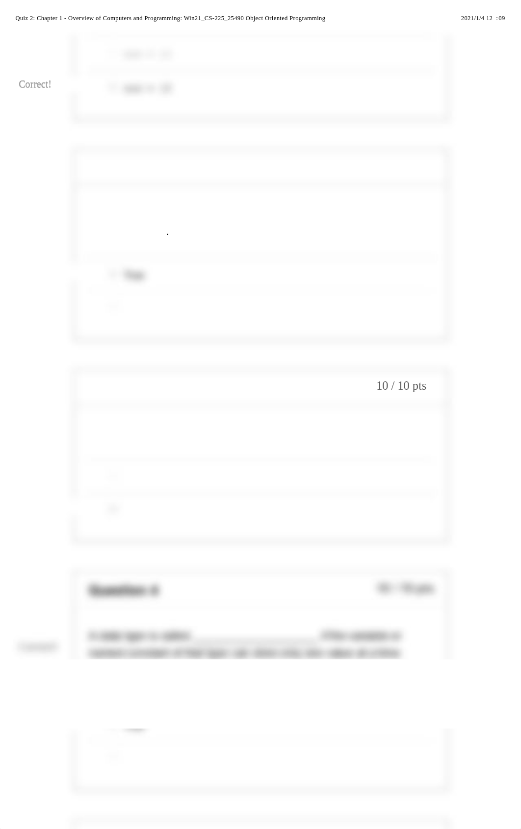 Quiz 2: Chapter 1 - Overview of Computers and Programming: Win21_CS-225_25490 Object Oriented Progra_d638lxbgb2c_page2