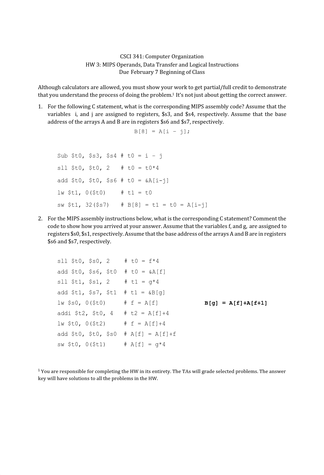 Homework 3 - MIPS Operands^J DT and Log Instns.pdf_d63dbkl8my7_page1