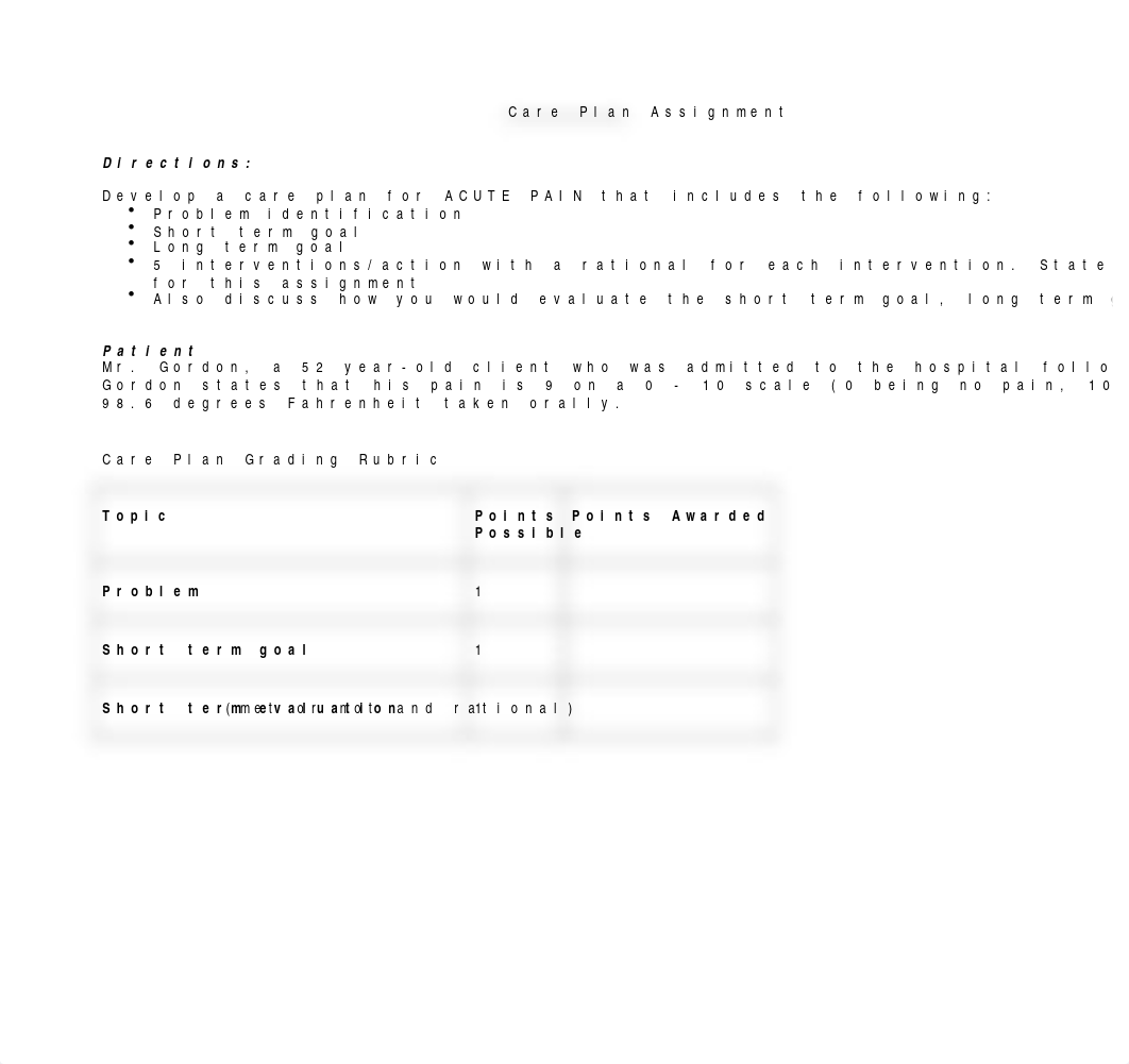 Pain Care Plan Assignment.docx_d63ee3t1pru_page1