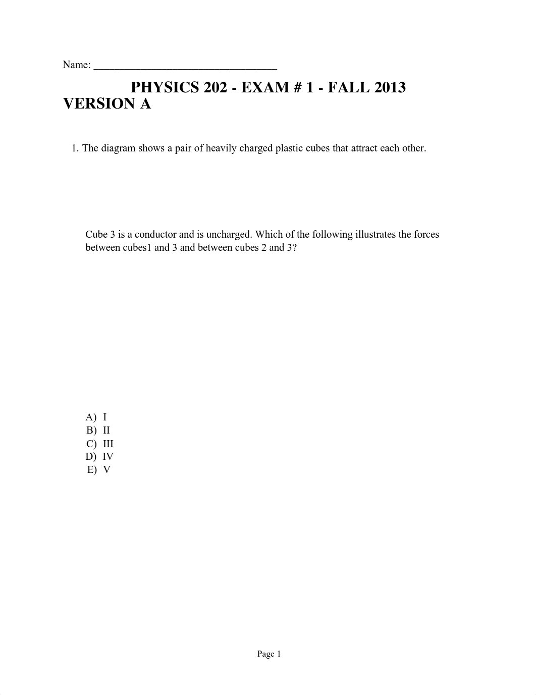 Physics 202 Exam # 1 A Fall 2013.pdf_d63i1f682a1_page1