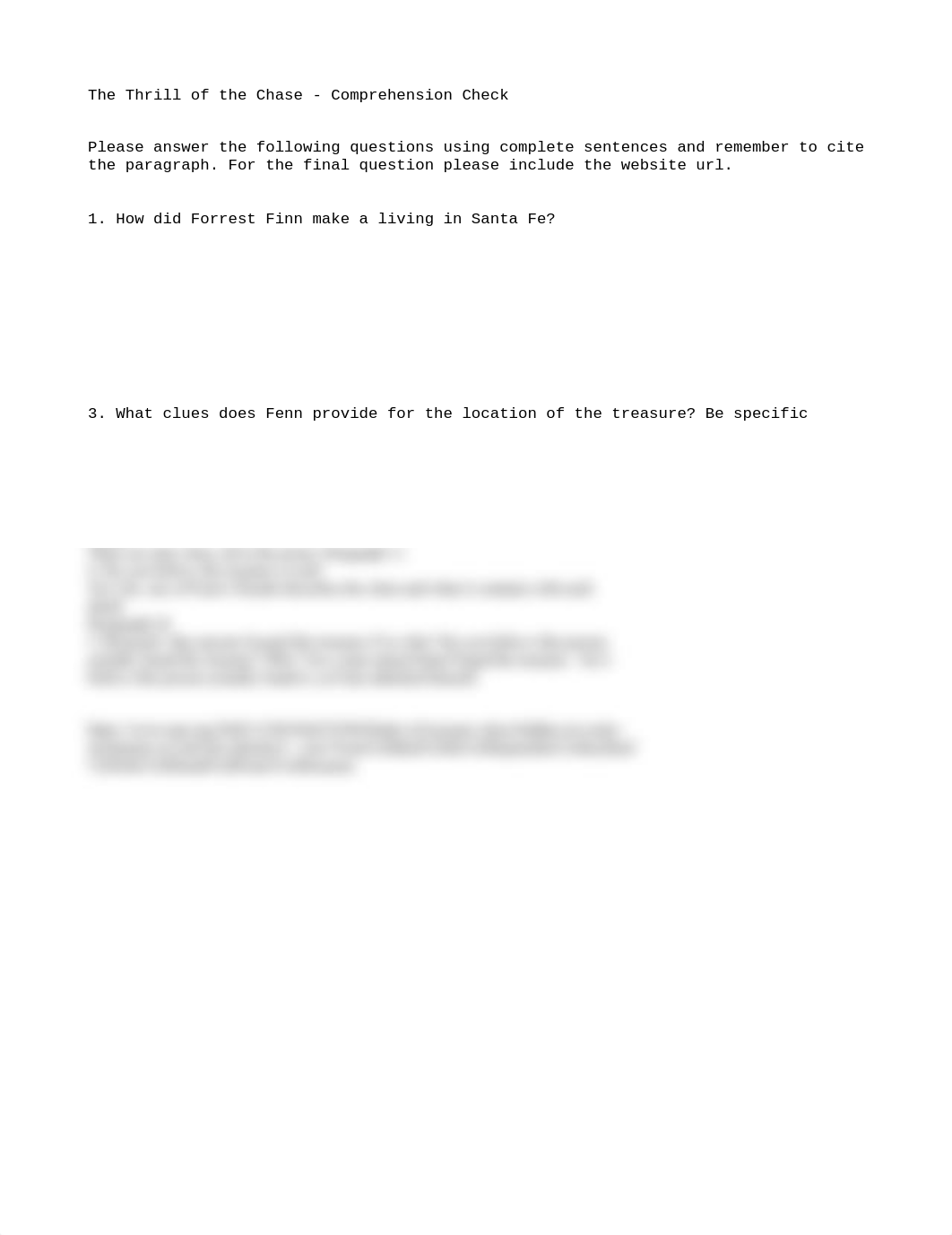 The Thrill of the Chase - Comprehension Check.txt_d63iitkln93_page1