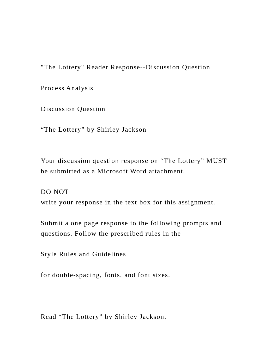 The Lottery Reader Response--Discussion QuestionProcess An.docx_d63nxi4mhd0_page2