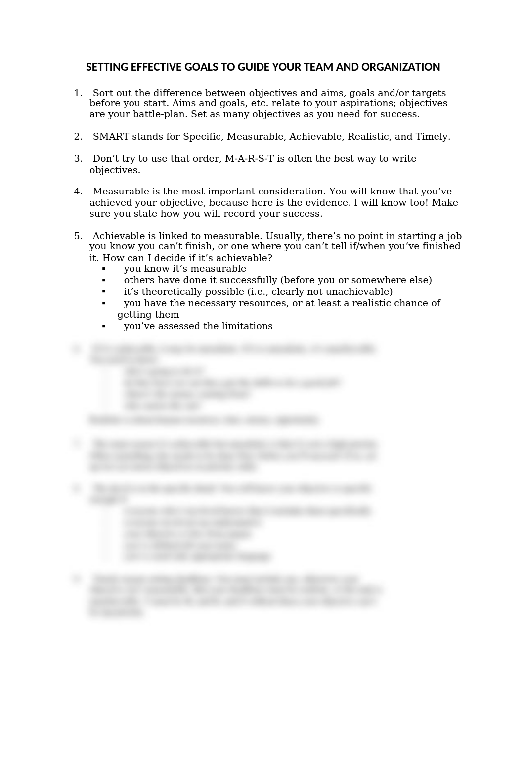 MGT 103 CH 6 SETTING EFFECTIVE GOALS TO GUIDE YOUR TEAM AND ORGANIZATION.docx_d63yw74p4qb_page1