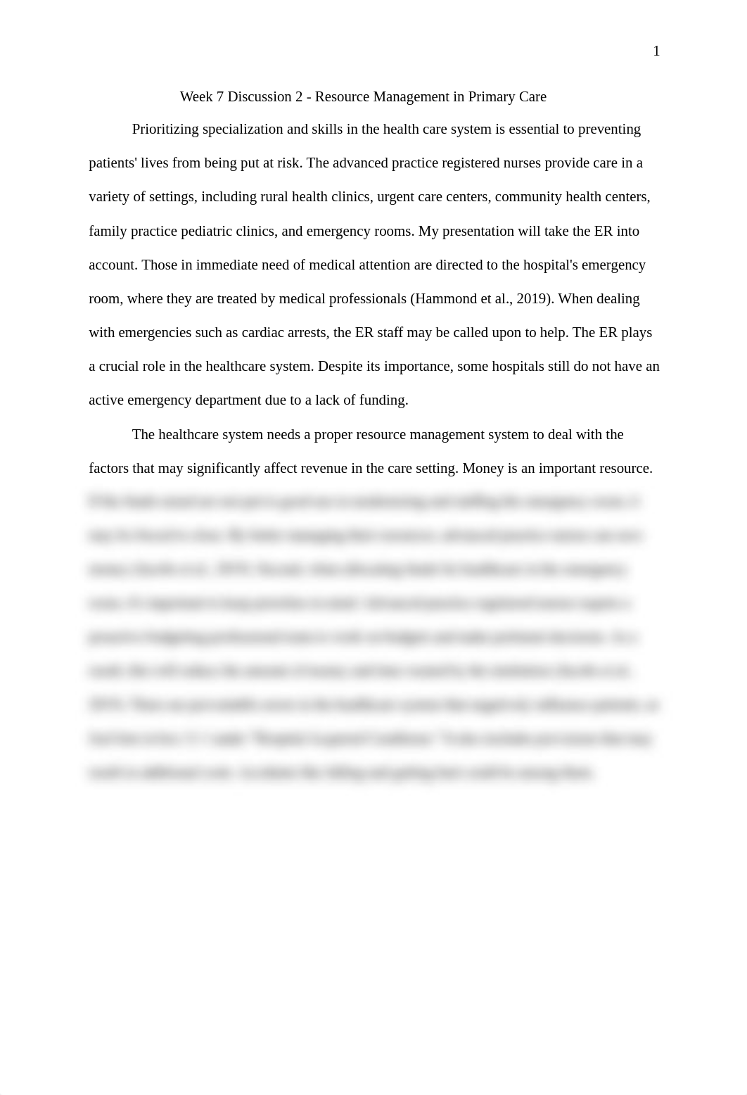 Week 7 Discussion 2 - Resource Management in Primary Care.docx_d64ghci50jl_page1