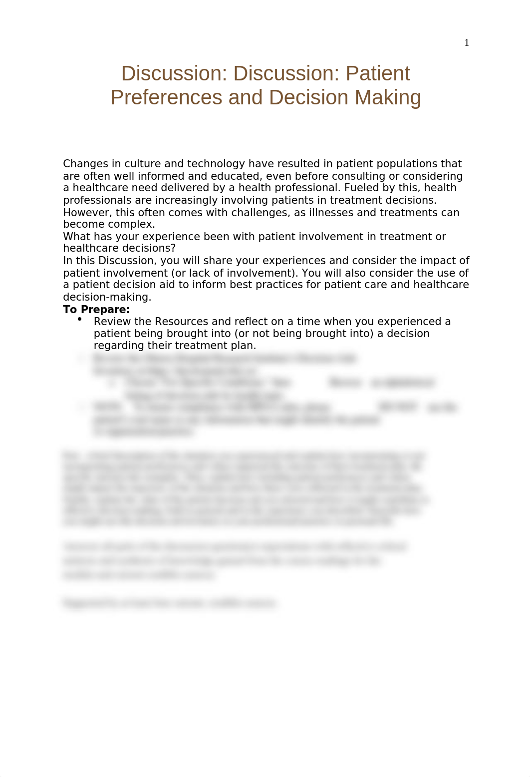 Discussion,Patient Preferences and Decision Making.docx_d65d8cmtozr_page1