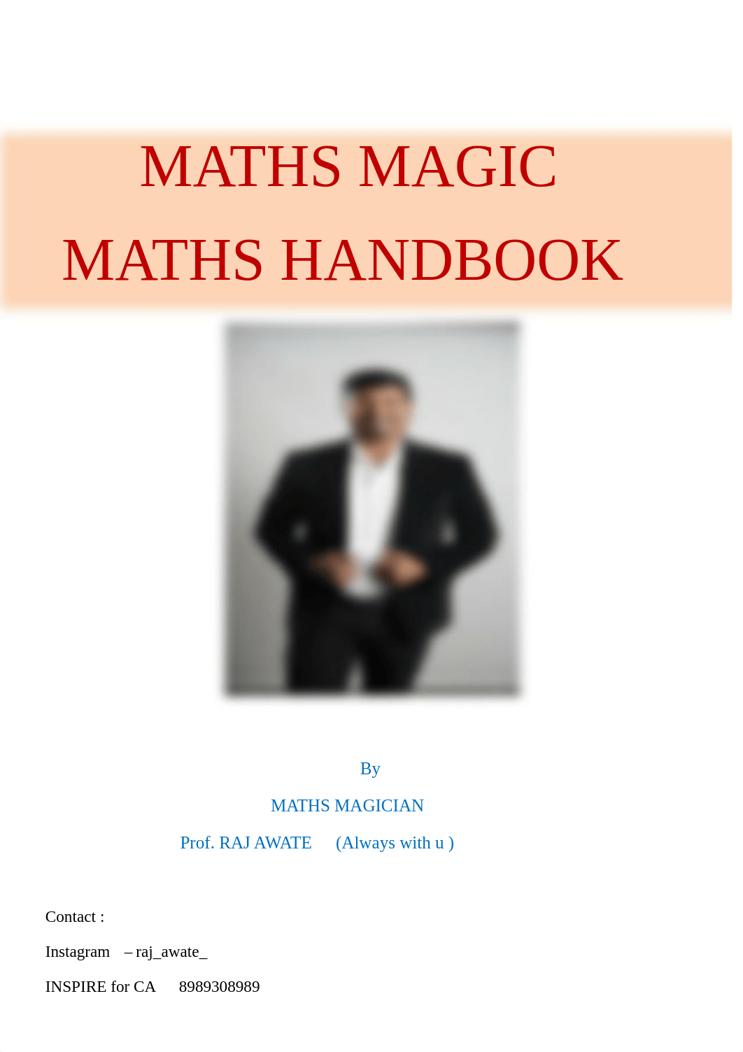 CA Foundation maths handbook  latest by Raj Awate.pdf_d65gzfx1my1_page1