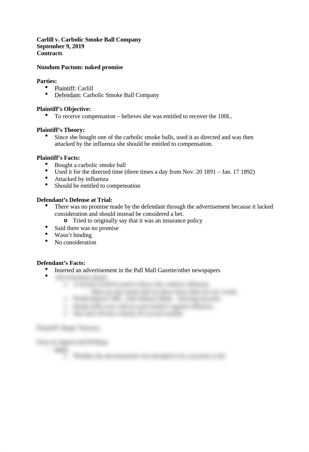 Carlill v. Carbolic Smoke Ball Company Case Brief.docx_d65i7n6y76c_page1