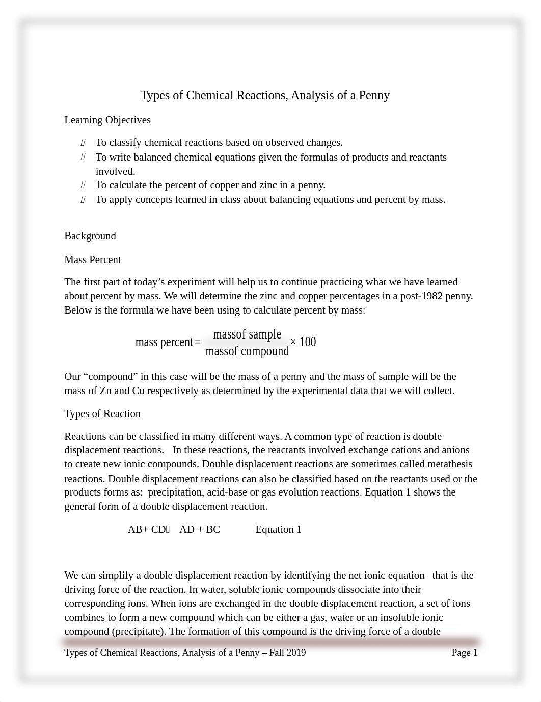 07-Types of Chemical Reactions and Analysis of a Penny Fall 2019 (1).docx_d65ltatzdzp_page1