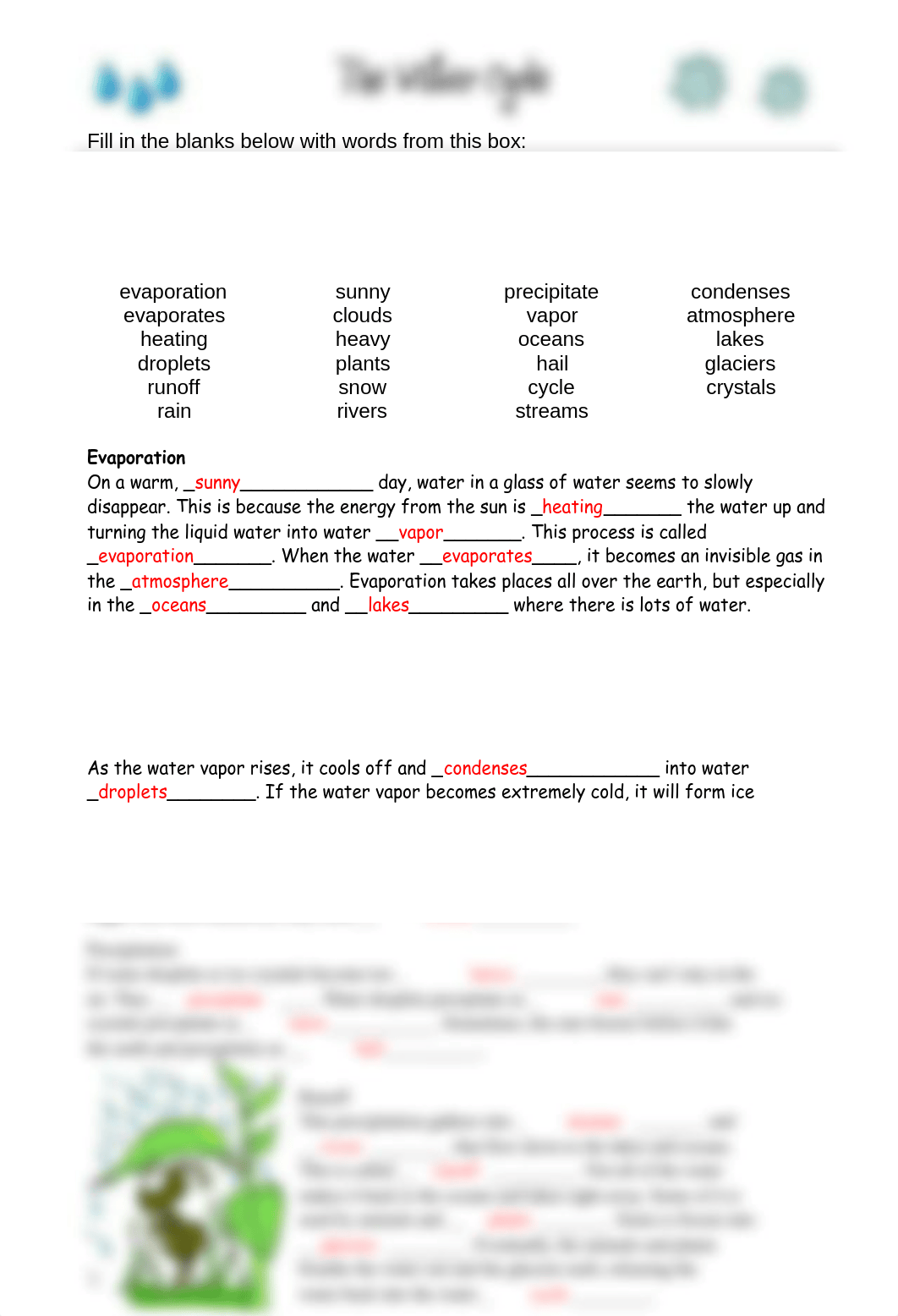 Water Cycle Cloze and Crossword.pdf_d65mo3qg0lc_page1