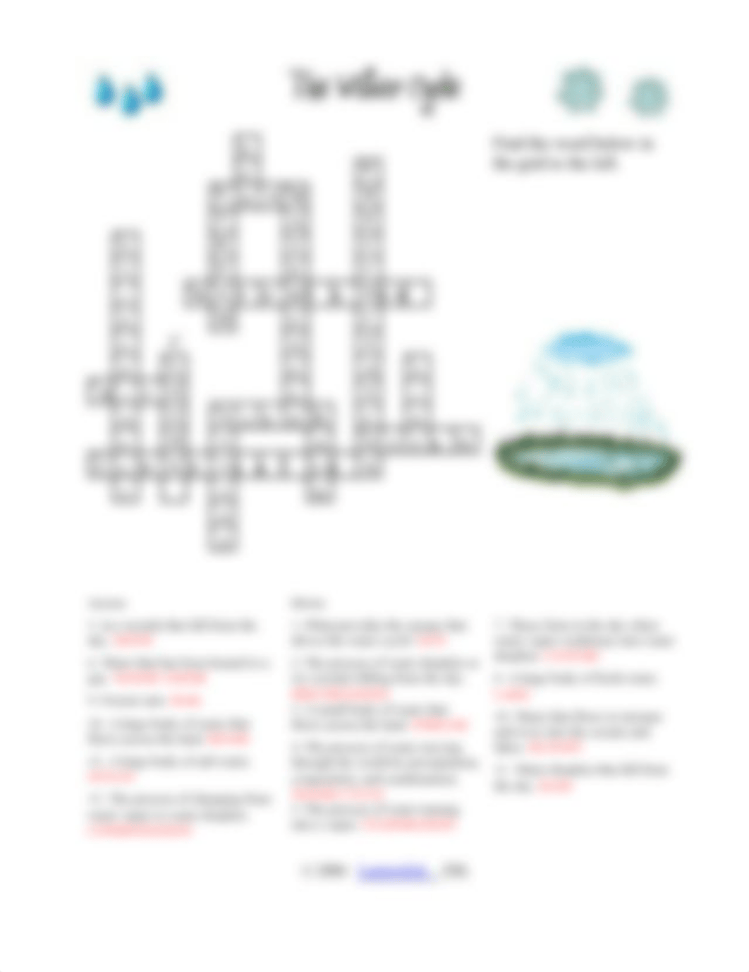 Water Cycle Cloze and Crossword.pdf_d65mo3qg0lc_page2