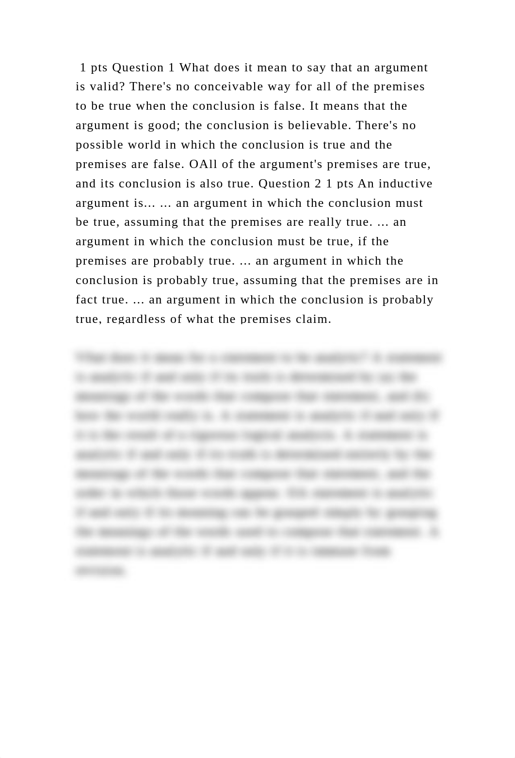 1 pts Question 1 What does it mean to say that an argument is valid .docx_d65rd946xui_page2