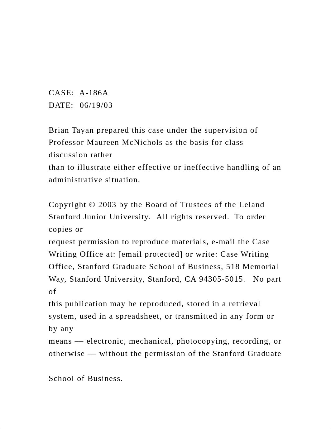 CASE  A-186A DATE  061903 Brian Tayan prepared this .docx_d65wgzpce06_page2