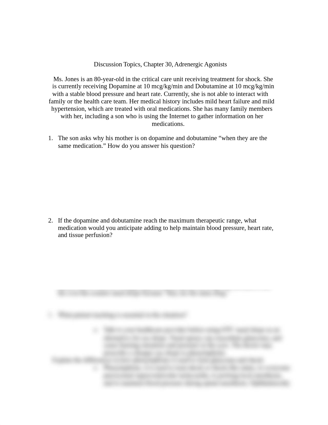 Discussion Topics, Chapter 30, Adrenergic Agonists.docx_d6632o224qq_page1