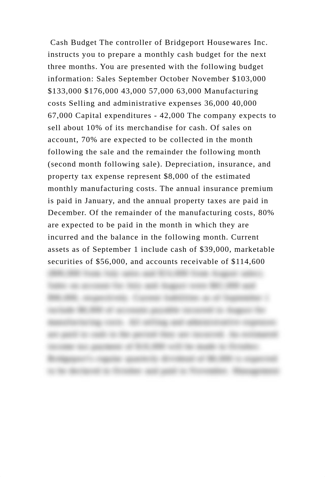 Cash Budget The controller of Bridgeport Housewares Inc. instructs yo.docx_d665teis5jg_page2