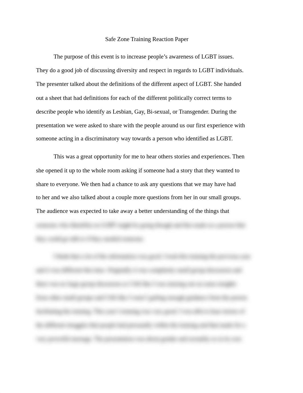 Safe Zone Training Reaction Paper_d66909yg1rr_page1