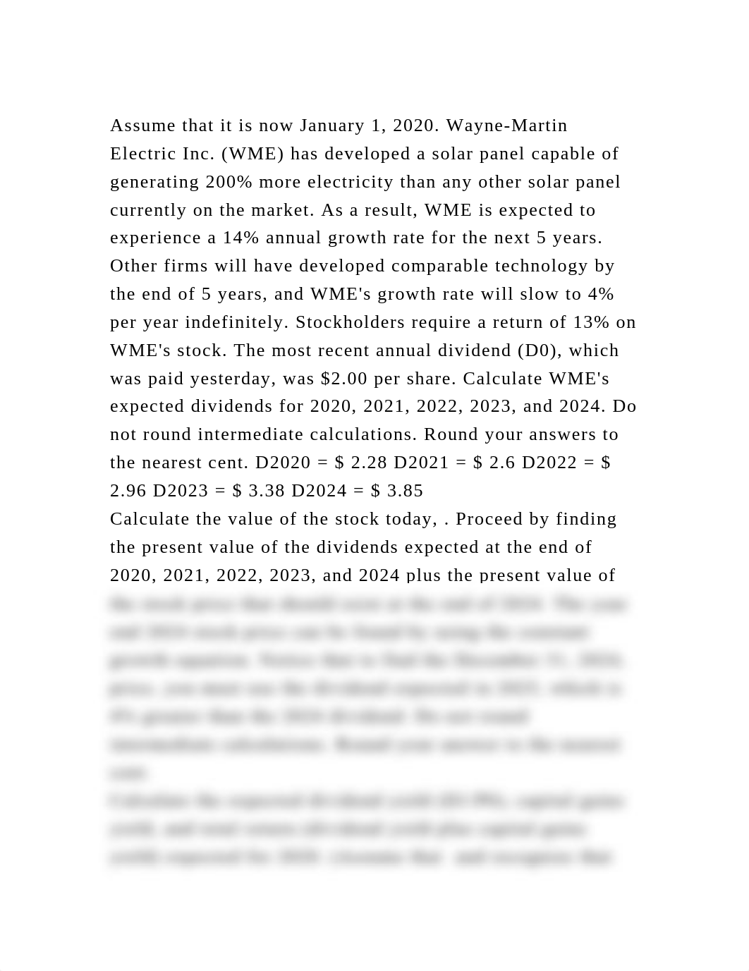 Assume that it is now January 1, 2020. Wayne-Martin Electric Inc. (W.docx_d66dfsqqtyo_page2