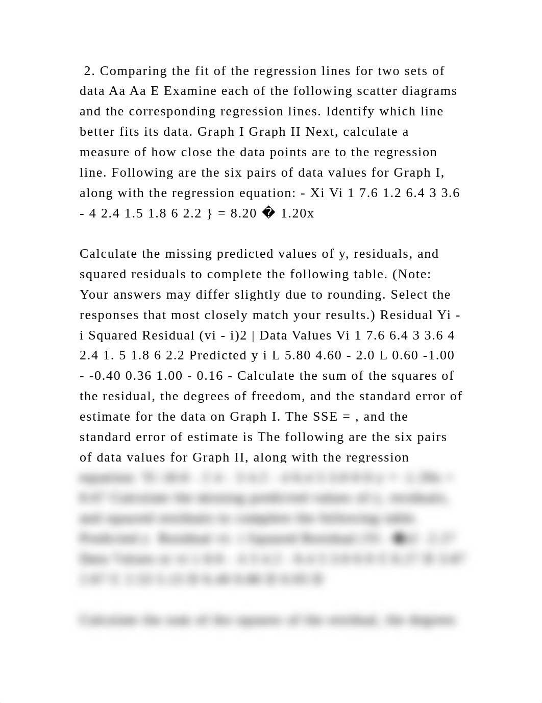 2. Comparing the fit of the regression lines for two sets of data Aa .docx_d66rt100c8b_page2