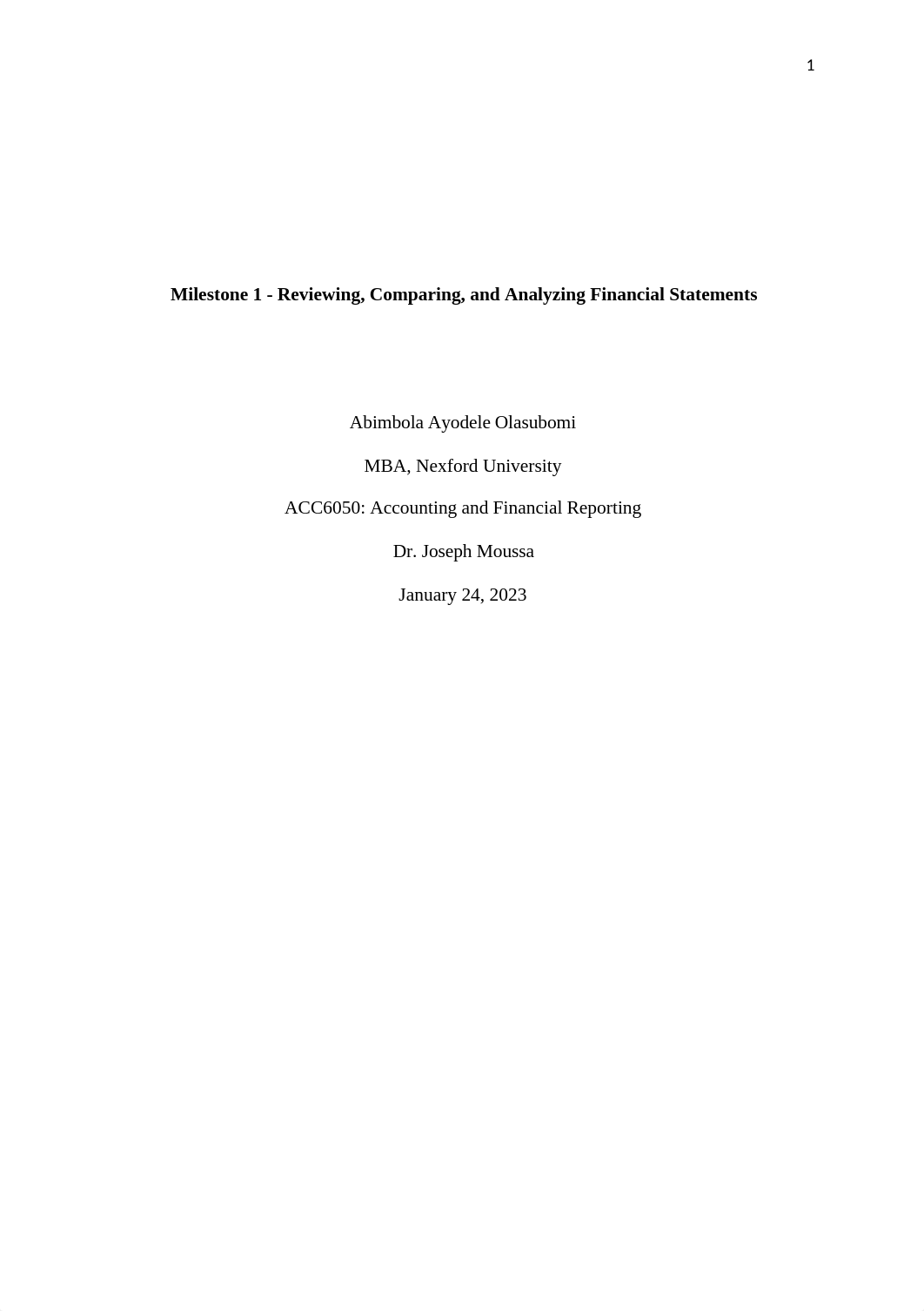 Milestone 1 Reviewing, Comparing, and Analyzing Financial Statements Mod 3.docx_d66xyrvyyeo_page1