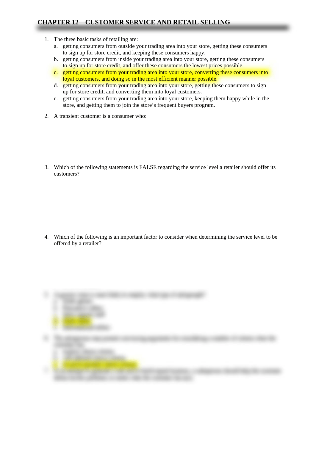 CHAPTER 12 QUIZ—CUSTOMER SERVICE AND RETAIL SELLING.docx_d675j8hsa6n_page1