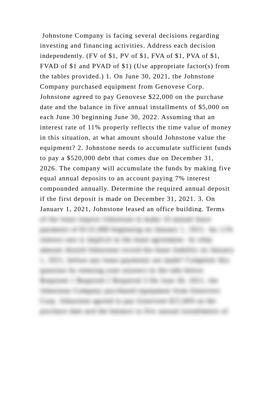 Johnstone Company is facing several decisions regarding investing and.docx_d67c17ygpzr_page2