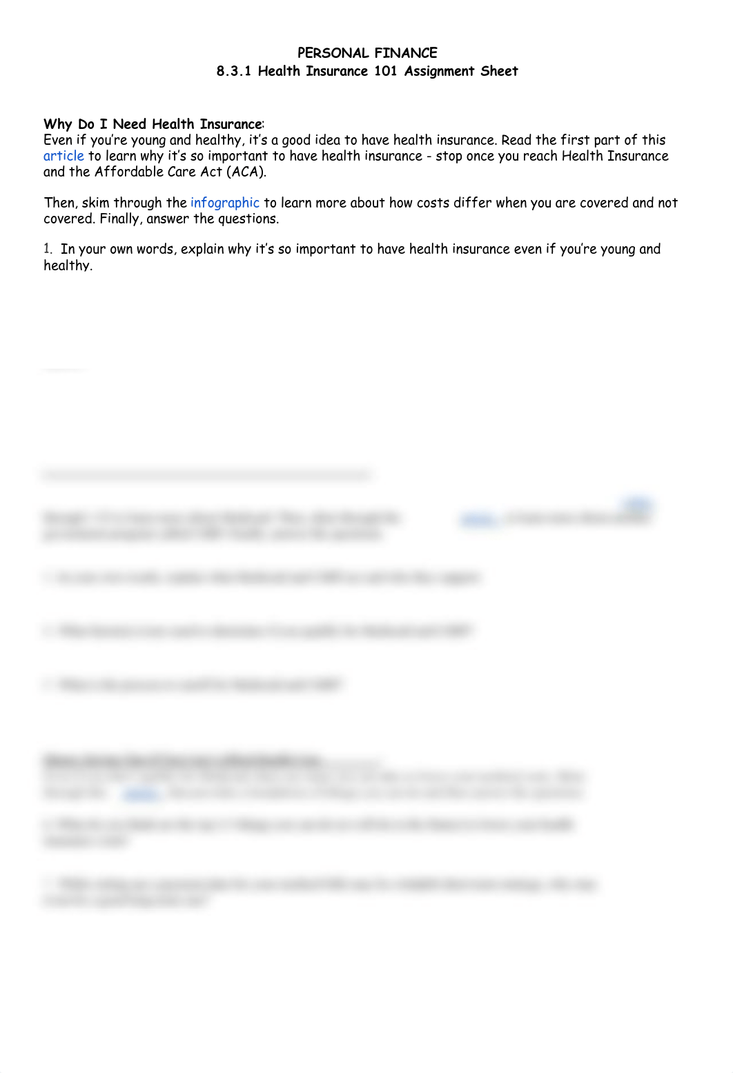 Copy of 8.3.1 Health Insurance 101 Assignment Sheet.pdf_d67p44mhkf9_page1