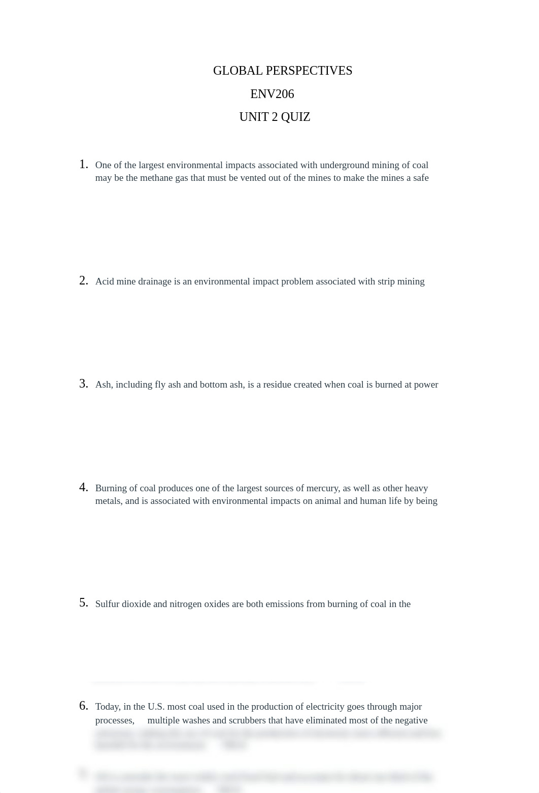 UNIT2 WK2 ENV206 QUIZ GLOBAL PERSPECTIVE ALT.docx_d67sys22rey_page1