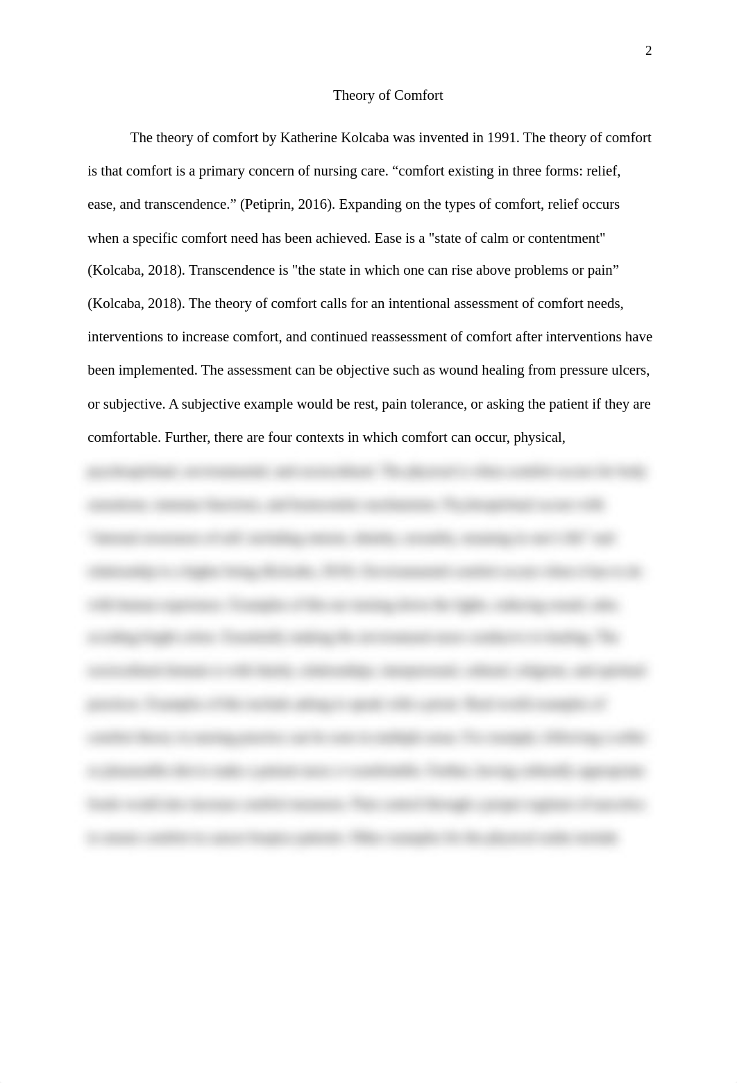 Theory of comfort by Katherine Kolcaba.edited.docx_d67ud44mdq3_page2