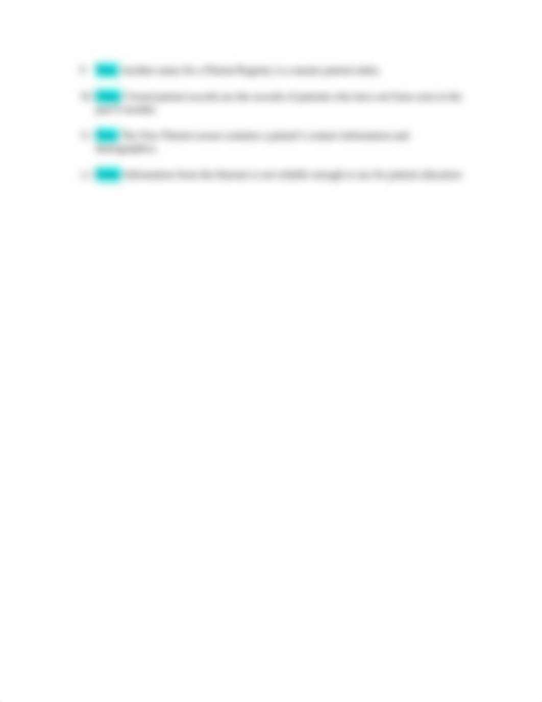 Chapter 2 (Overview of the SimChart for the Medical Office)- Key Terms & True and False.docx_d67uljoeks6_page2