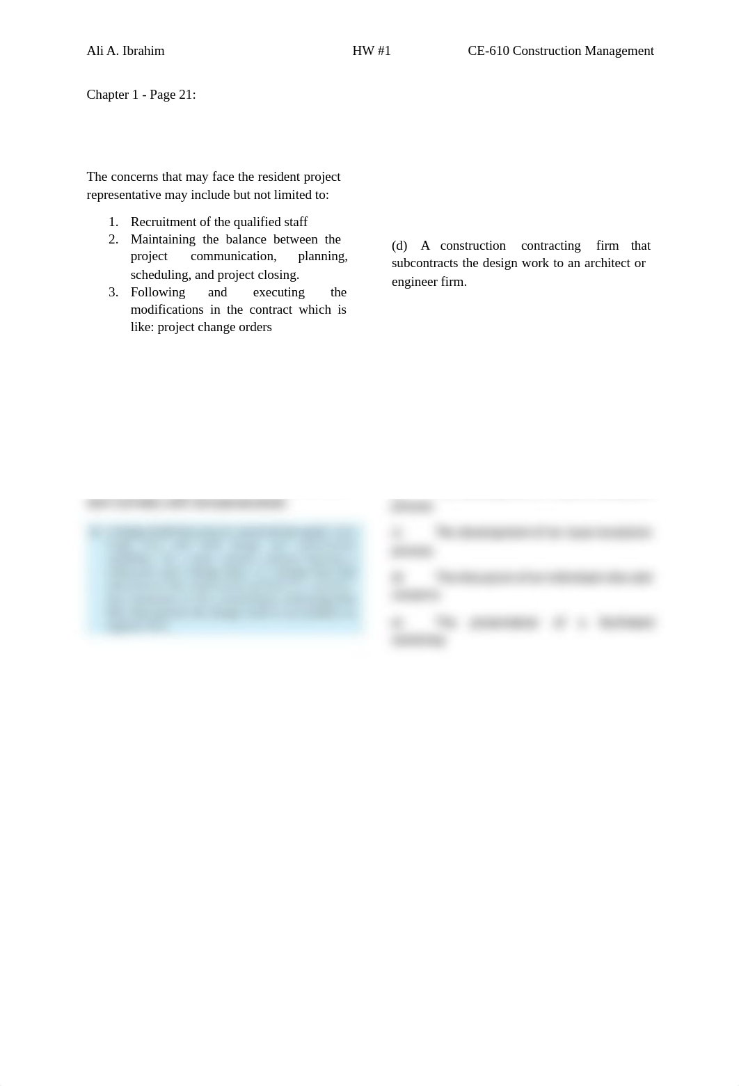 Ibrahim CE 610 - HW#1.pdf_d67x5q44xec_page1
