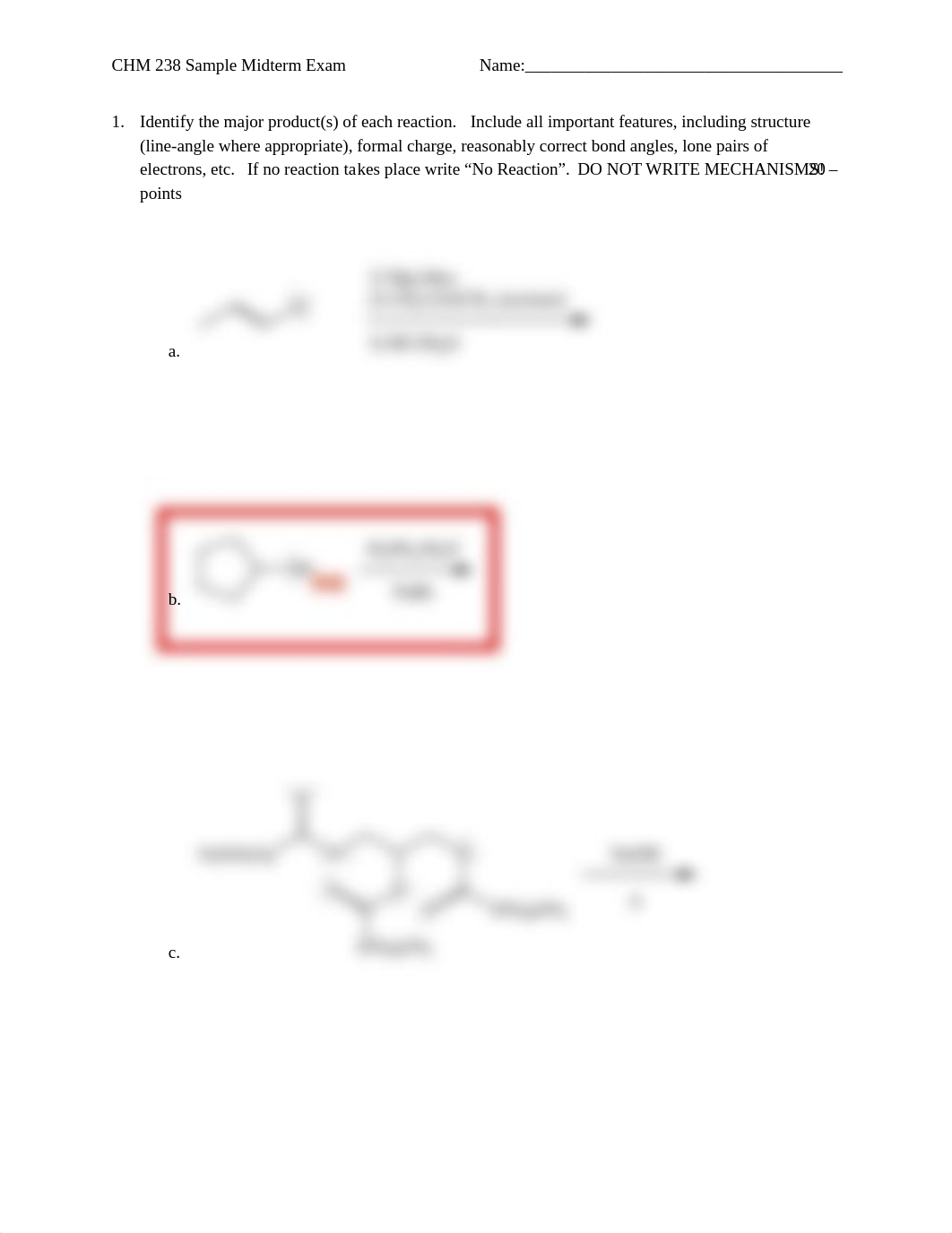 CHM 238 Sample Midterm Exam.pdf_d687wwhrao9_page2