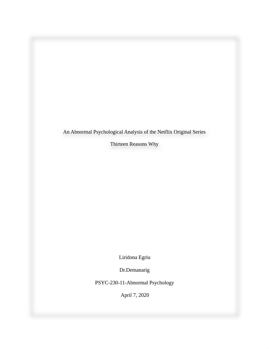 An Abnormal Psychological Analysis of the Netflix Original Series Thirteen Reasons Why .pdf_d688vom927g_page1